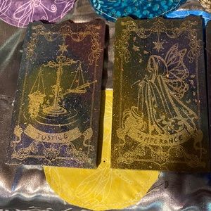 Resin major arcana tarot rainbow holographic pieces price per piece
